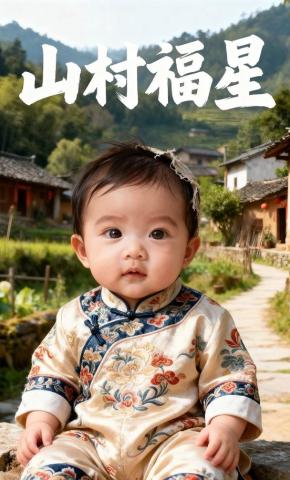 短剧《山村福星》海报