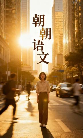 短剧《朝朝语文》海报