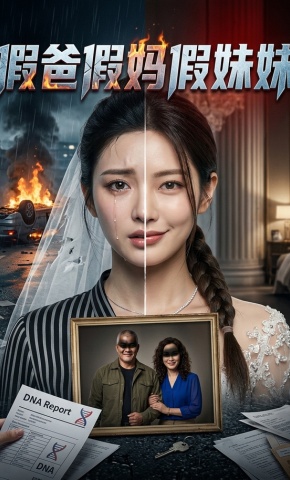 短剧《假爸假妈假妹妹》海报