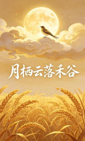 短剧《月栖云落禾谷》海报