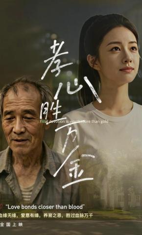 短剧《孝心胜万金》海报