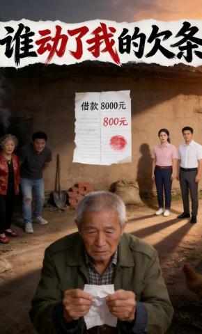 短剧《谁动了我的欠条》海报
