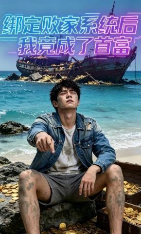 短剧《绑定败家系统后我竟成了首富》海报
