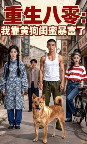 短剧《重生八零：我靠黄狗闺蜜暴富了》海报