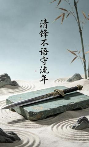短剧《清锋不语守流年》海报