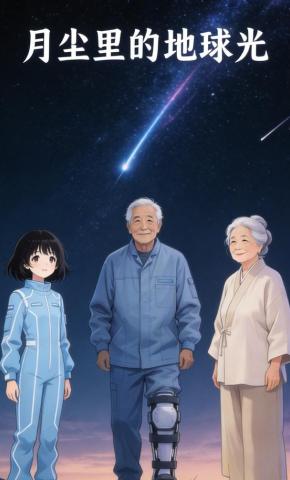 短剧《月尘里的地球光》海报