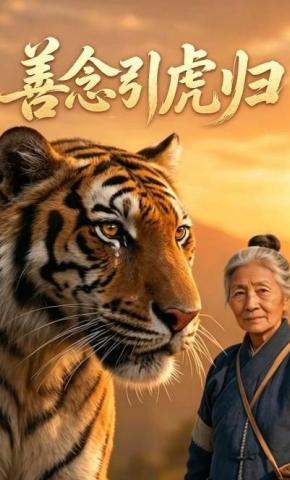 短剧《善念引虎归》海报