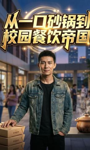 短剧《从一口砂锅到校园餐饮帝国》海报