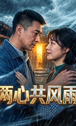 短剧《两心共风雨》海报