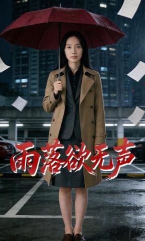 短剧《雨落欲无声》海报