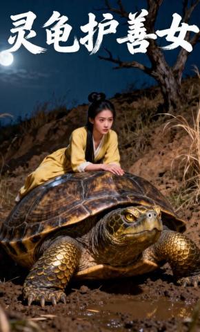 短剧《灵龟护善女》海报
