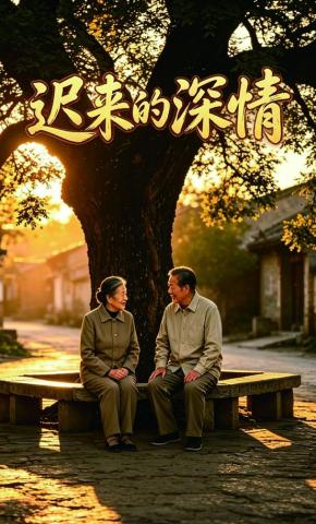短剧《迟来的深情》海报