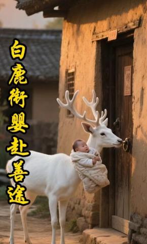 短剧《白鹿衔婴赴善途》海报
