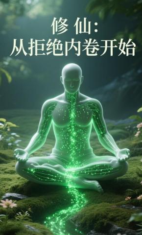 短剧《修仙：从拒绝内卷开始》海报