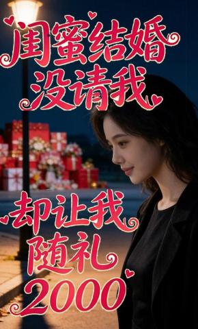 短剧《闺蜜结婚没请我,却让我随礼2000》海报