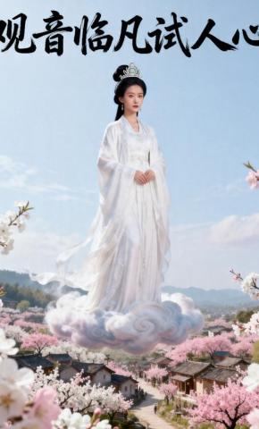 短剧《观音临凡试人心》海报