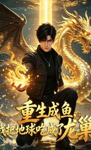 短剧《重生成鱼，我把地球吃成了龙巢》海报