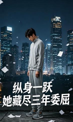 短剧《纵身一跃，她藏尽三年委屈》海报
