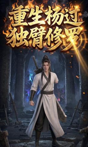 短剧《重生杨过独臂修罗》海报
