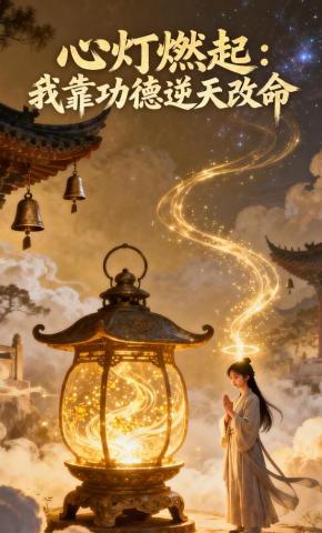短剧《心灯燃起：我靠功德逆天改命》海报
