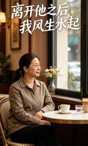 短剧《离开他之后，我风生水起》海报