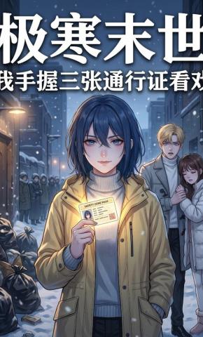短剧《极寒末世：我手握三张通行证看戏》海报