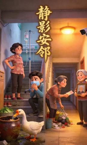 短剧《静影安邻》海报