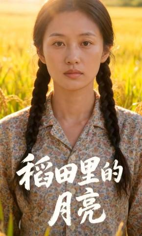 短剧《稻田里的月亮》海报