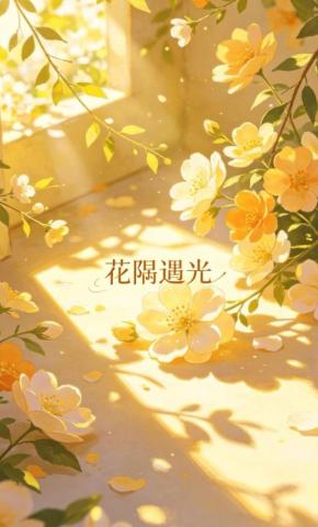 短剧《花隅遇光》海报