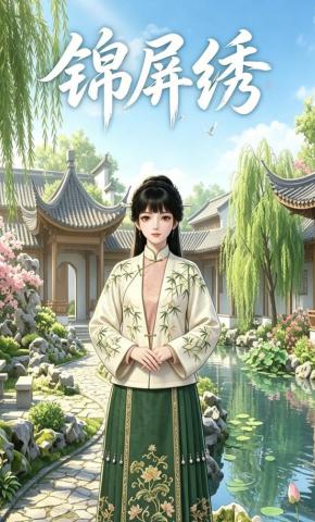 短剧《锦屏绣》海报