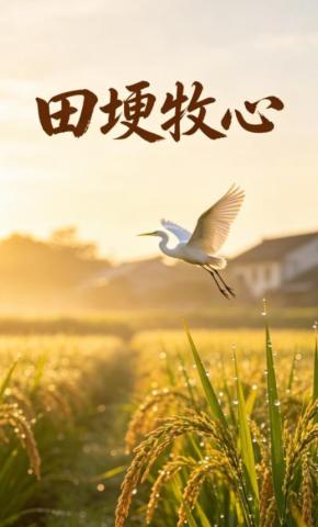 短剧《田埂牧心》海报