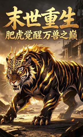 短剧《末世重生肥虎觉醒万兽之巅》海报