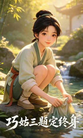 短剧《巧姑三题定终身》海报