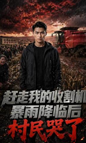 短剧《赶走我的收割机，暴雨降临后村民哭了》海报