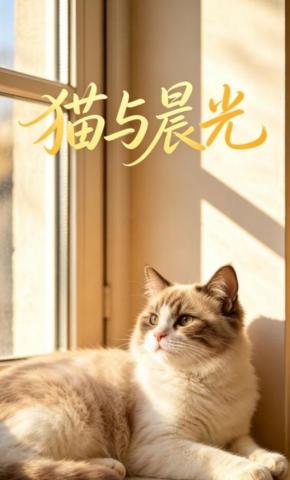 短剧《猫与晨光》海报