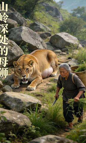 短剧《山岭深处的母狮》海报