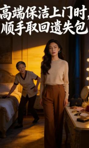 短剧《高端保洁上门时，顺手取回遗失包》海报