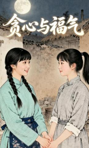 短剧《贪心与福气》海报