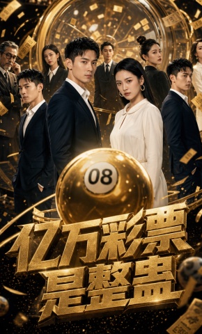 短剧《亿万彩票是整蛊》海报