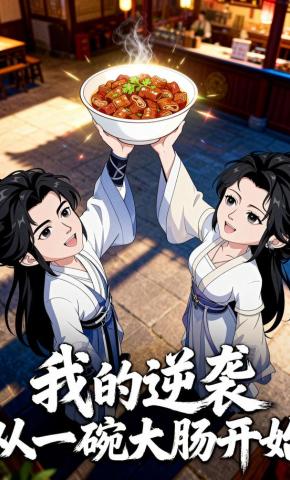短剧《我的逆袭从一碗大肠开始》海报