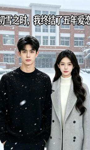 短剧《初雪之时，我终结了五年爱恋》海报