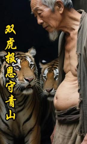 短剧《双虎报恩守青山》海报