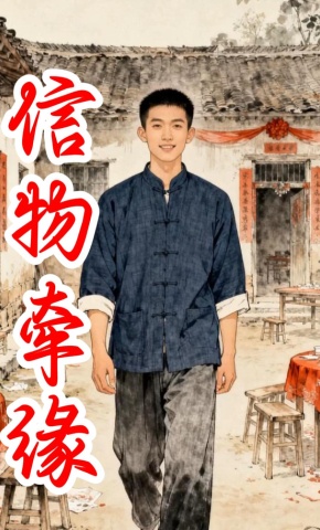 短剧《信物牵缘》海报