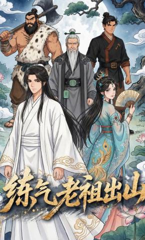 短剧《练气老祖出山》海报