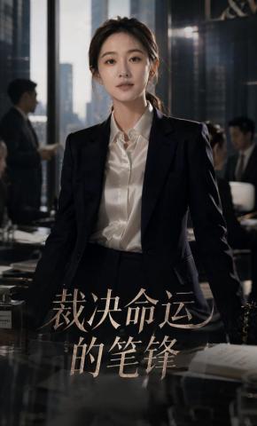 短剧《裁决命运的笔锋》海报