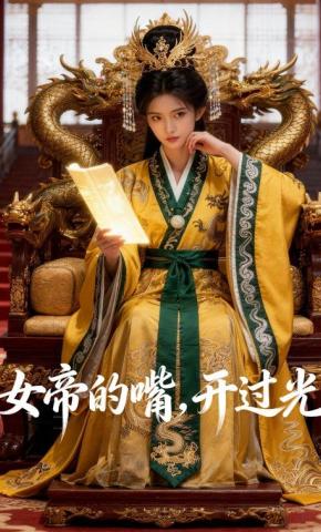 短剧《女帝的嘴，开过光》海报