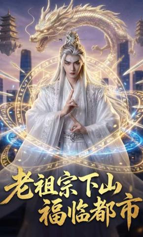 短剧《老祖宗下山，福临都市》海报