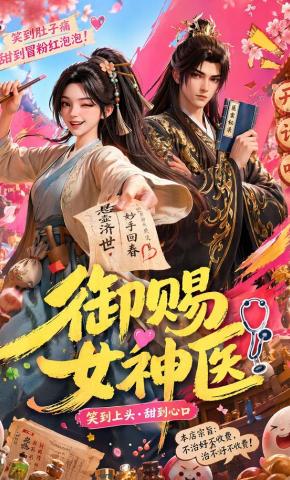 短剧《御赐女神医》海报