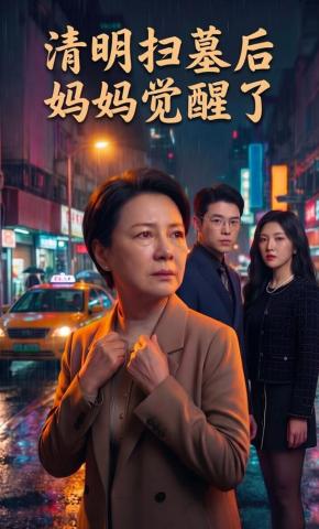 短剧《清明扫墓后妈妈觉醒了》海报