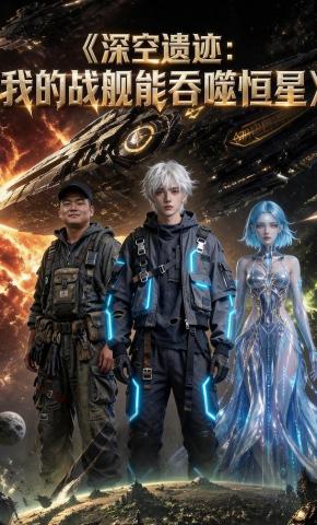 短剧《深空遗迹：我的战舰能吞噬恒星》海报